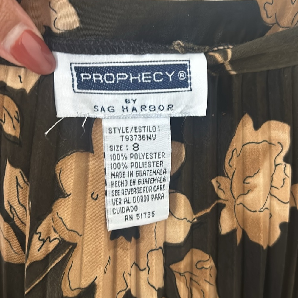 Stunning, vintage pleated skirt by prophecy by sag harbor - Picture 4 of 4